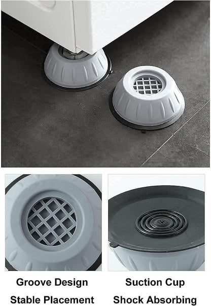 Anti-Vibration Pads for Washing Machine & Others (Set of 4)