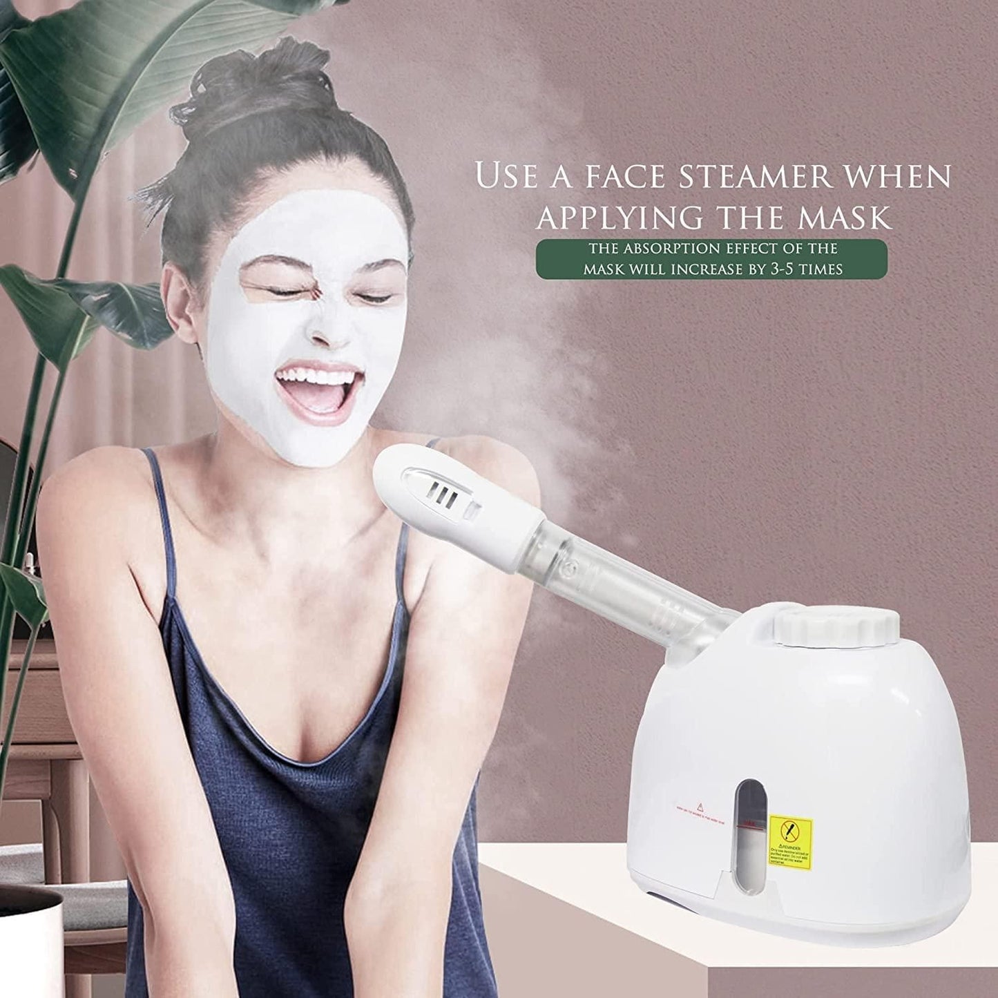 2-in-1 Facial & Hair Steamer – Spa-Quality Care at Home